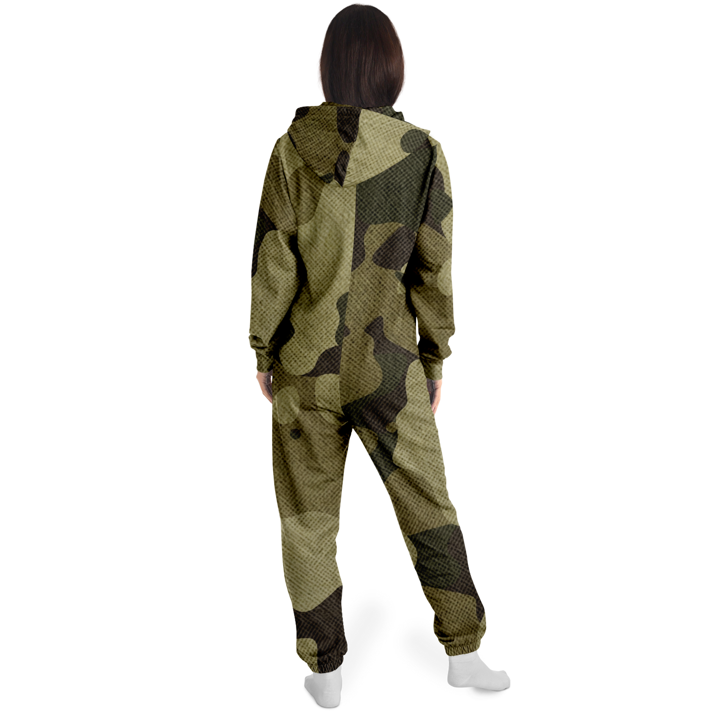 Camo Onesie | Green Fabric Camouflage