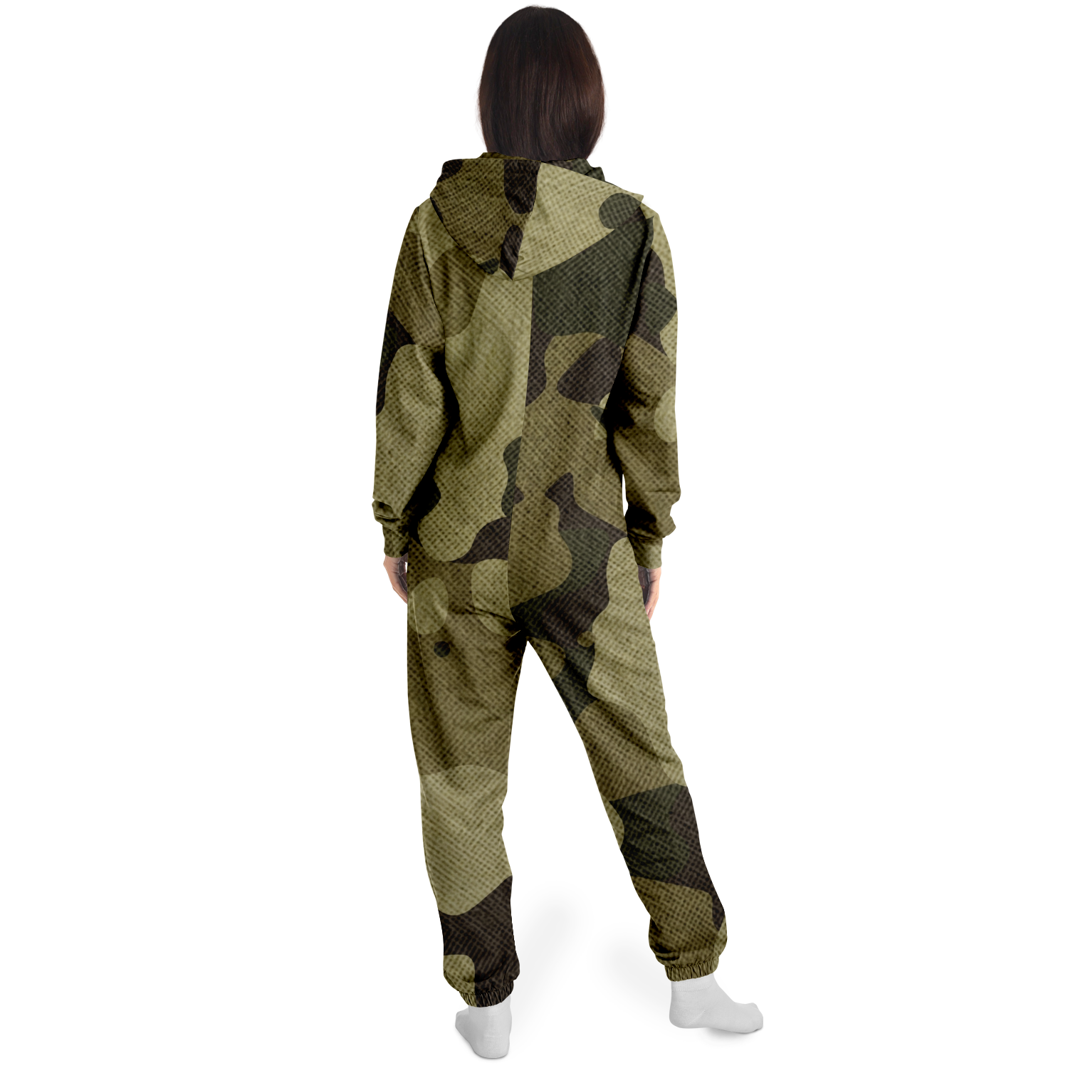 Camo Onesie | Green Fabric Camouflage