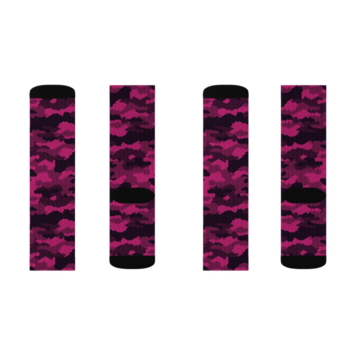 Camo Socks | Digital Pink Camouflage