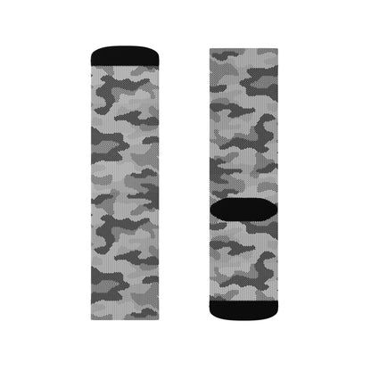 Camo Socks | Gray Digital Camouflage