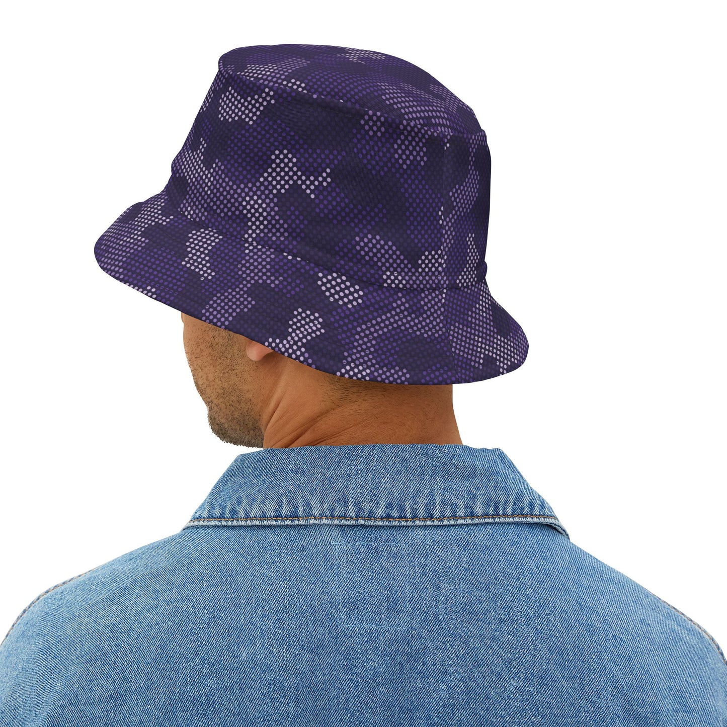 Camo Bucket Hat | Blue Led Camouflage