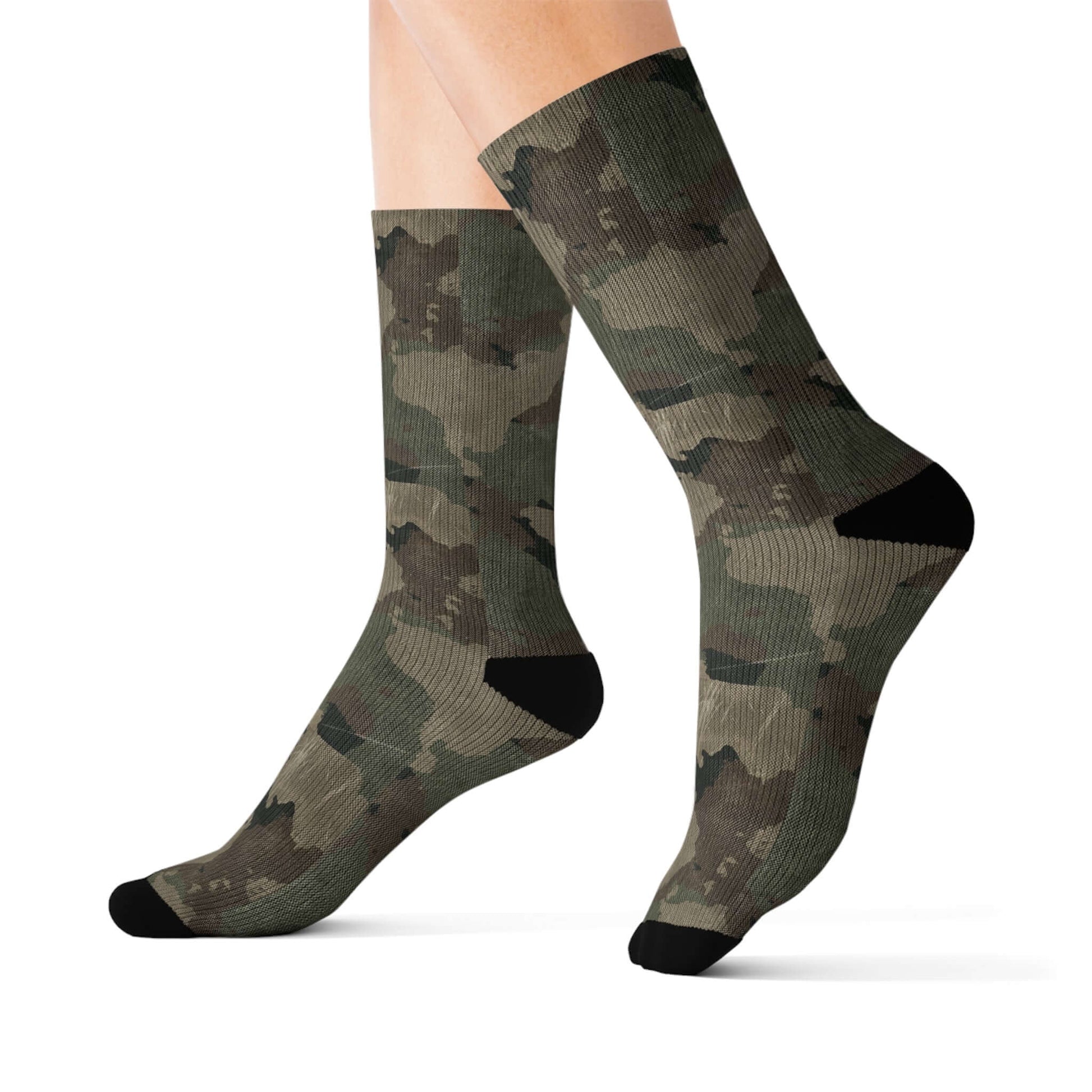 Camo Socks | Dirty Brown Camouflage