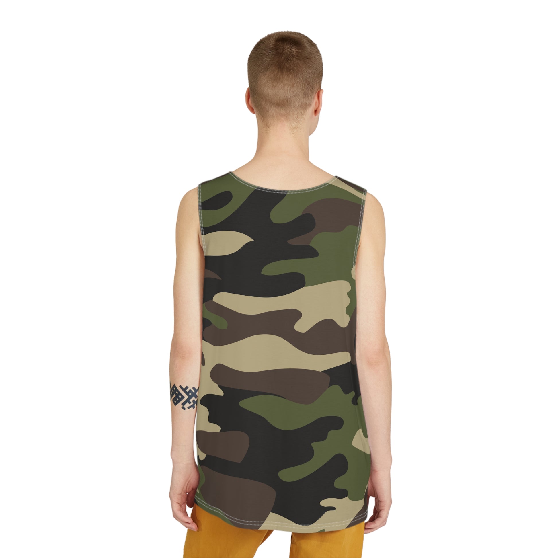 Men's Camo Tank Top | Classic Green | Loose Fit