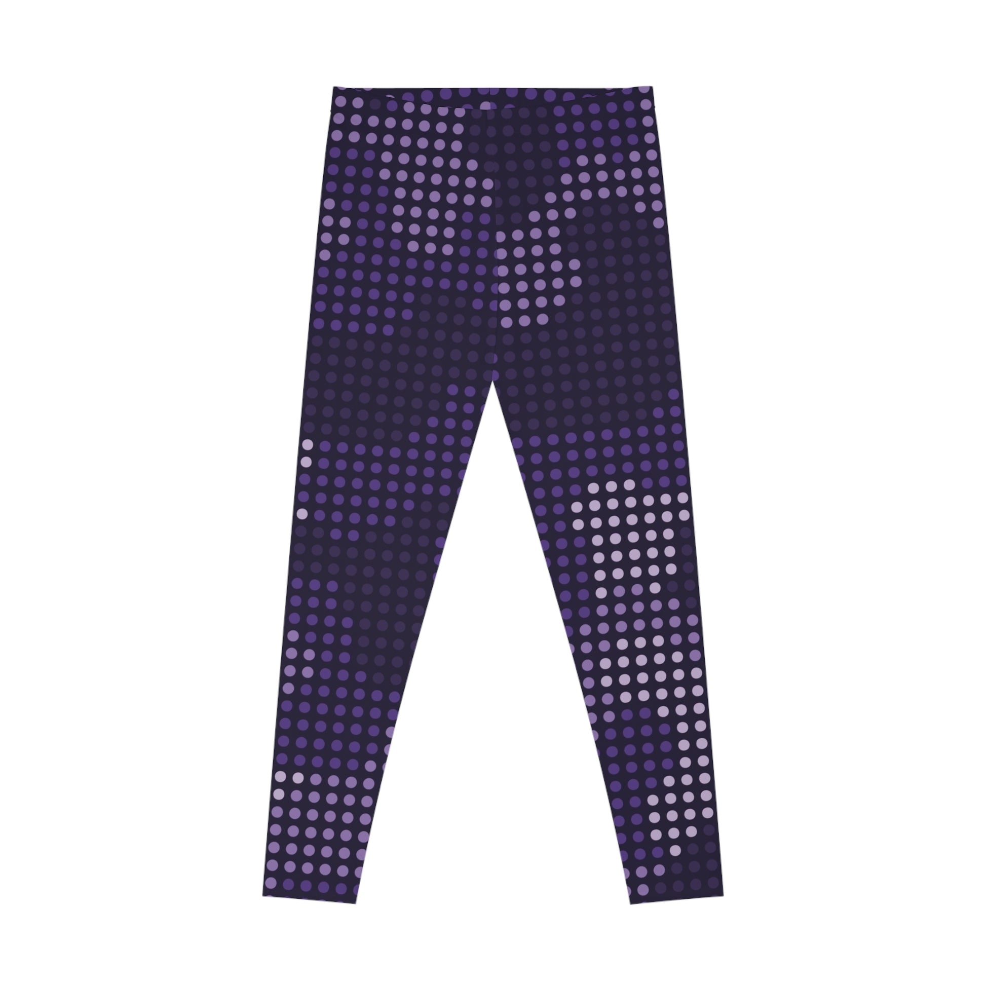 Blue Led Camo Leggings For Women | Mid Waist Fit