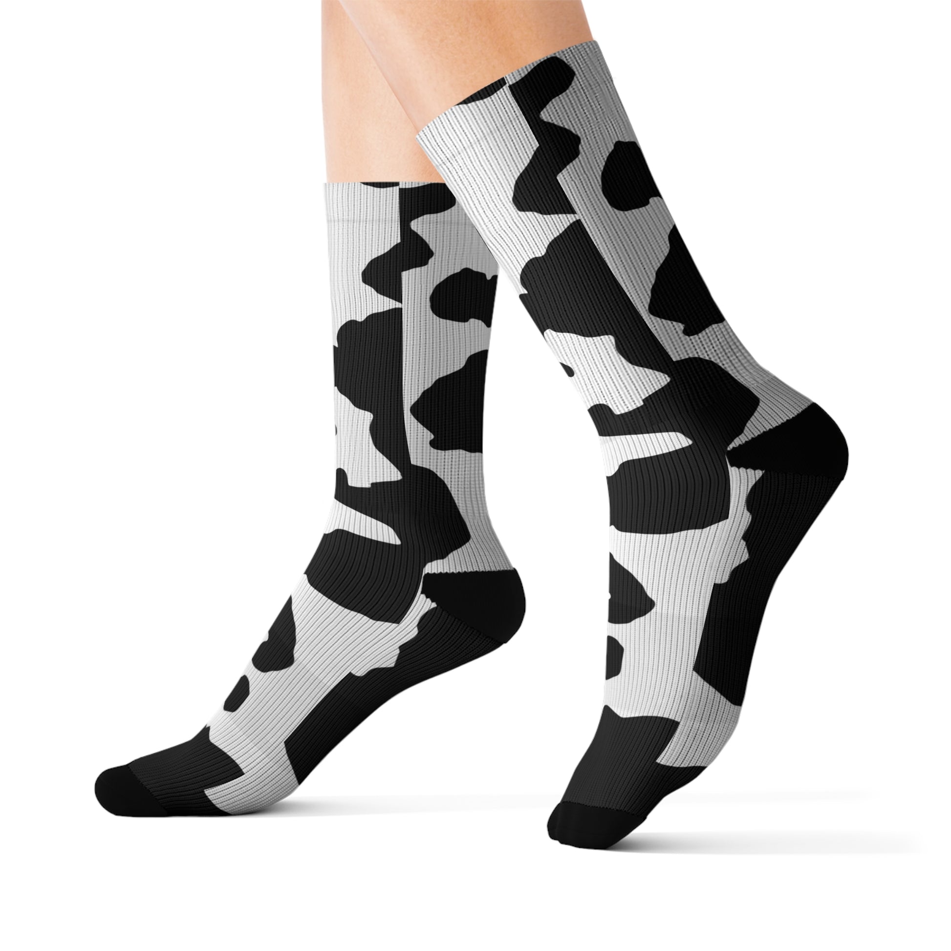 Camo Socks | Black & White Camouflage