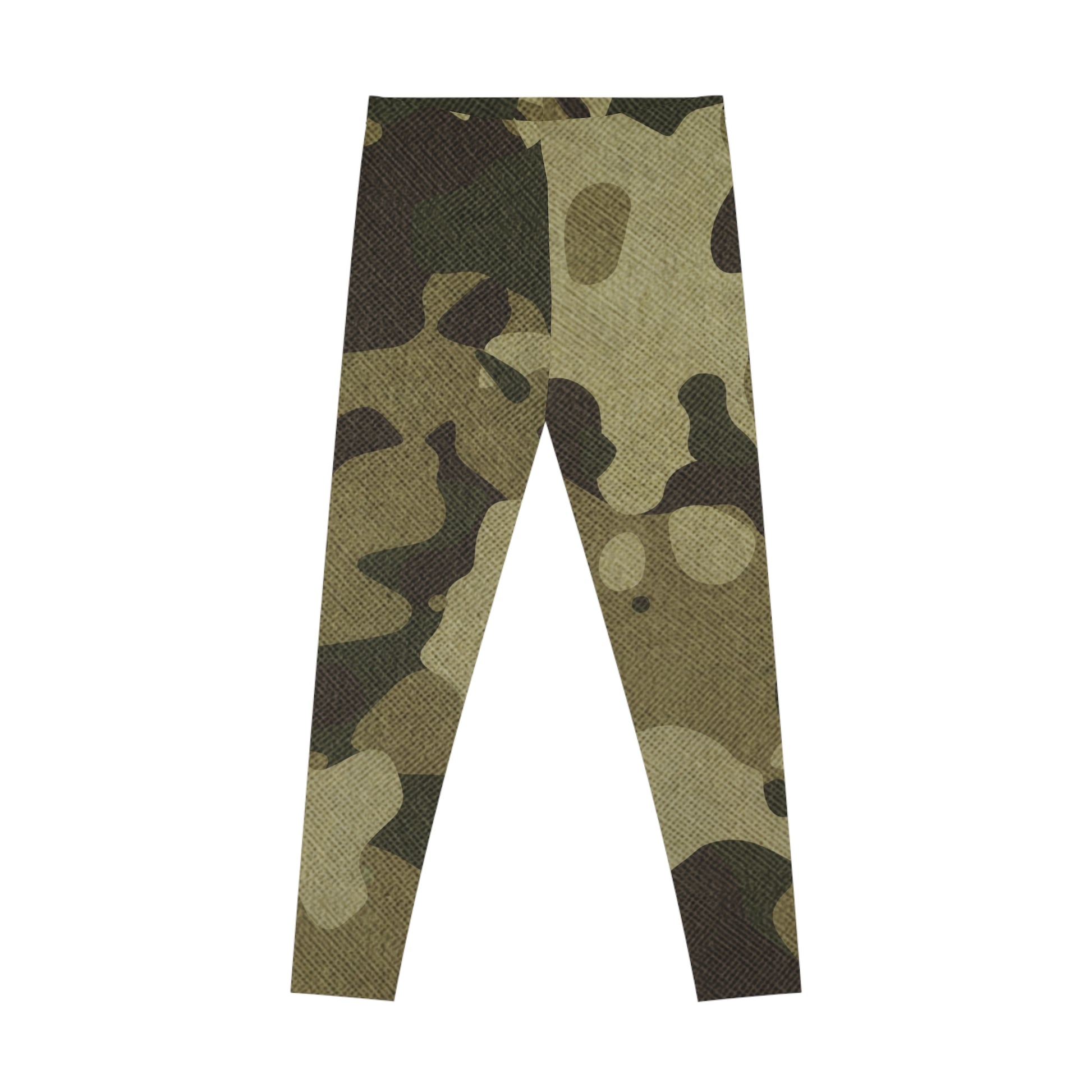 Green Camo Leggings For Women | Mid Waist Fit