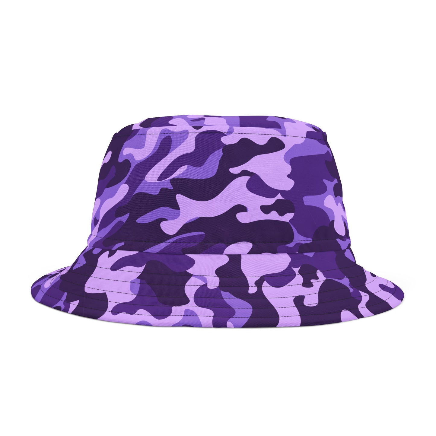 Camo Bucket Hat | Purple, Blue, and Mauve Camouflage