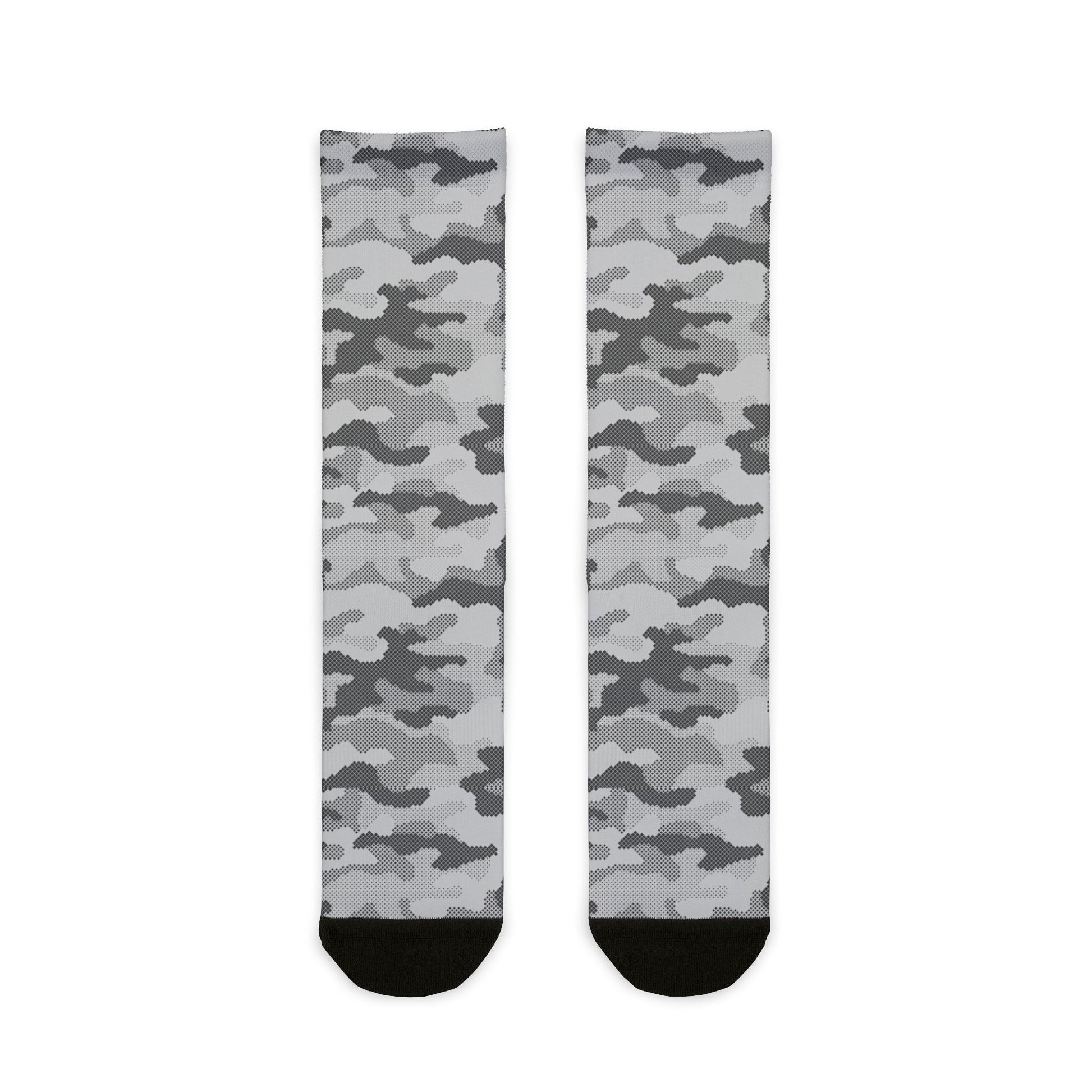 Camo Socks | Gray Digital | Sublimation Crew