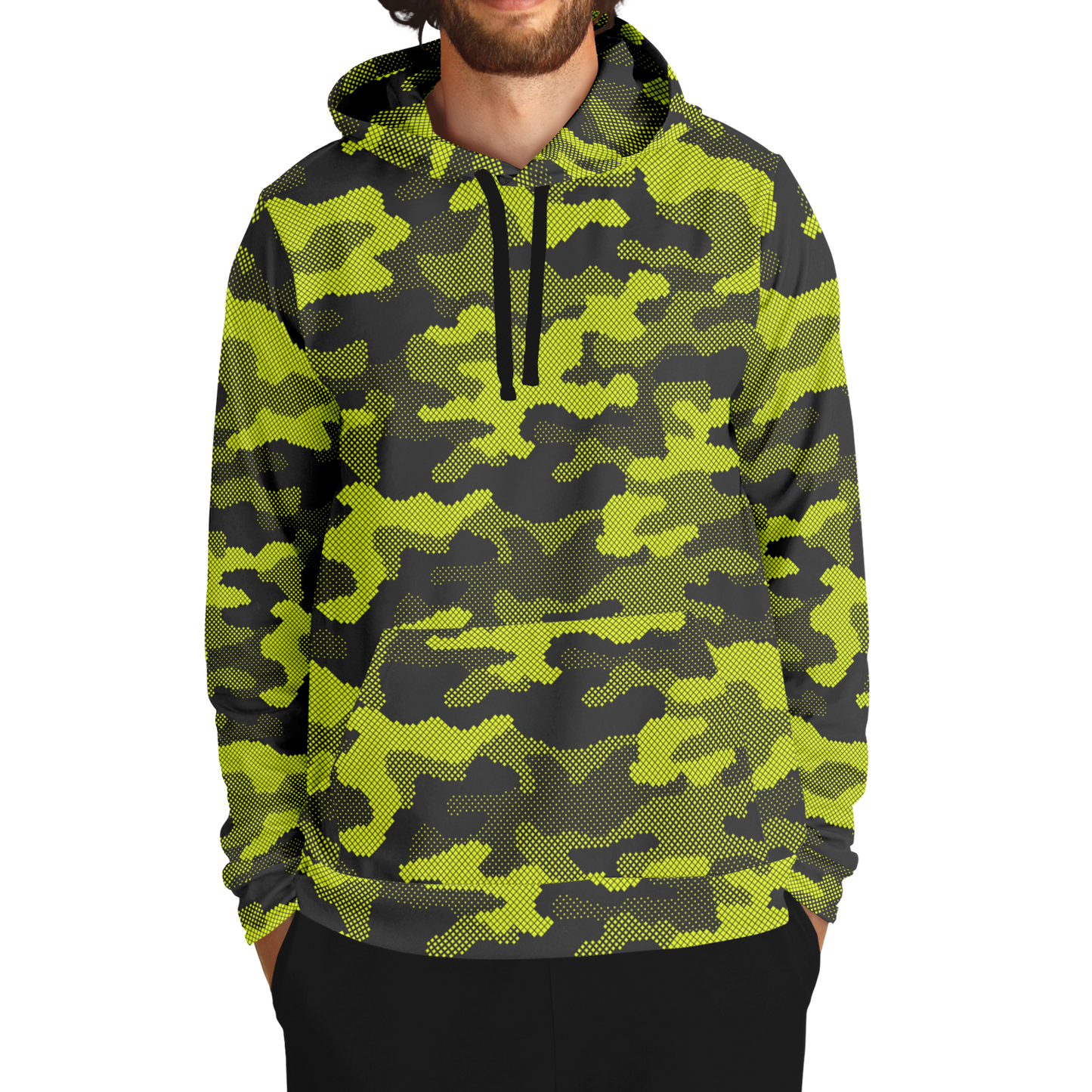 Green Dotted Camo Hoodie | Military Camouflage