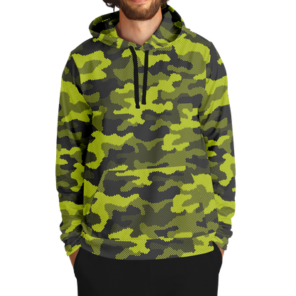 Green Dotted Camo Hoodie | Military Camouflage