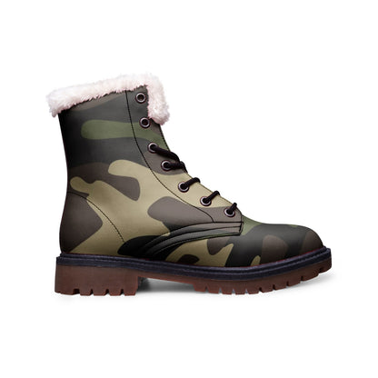 Snow Camo Boots | Classic Green Camouflage