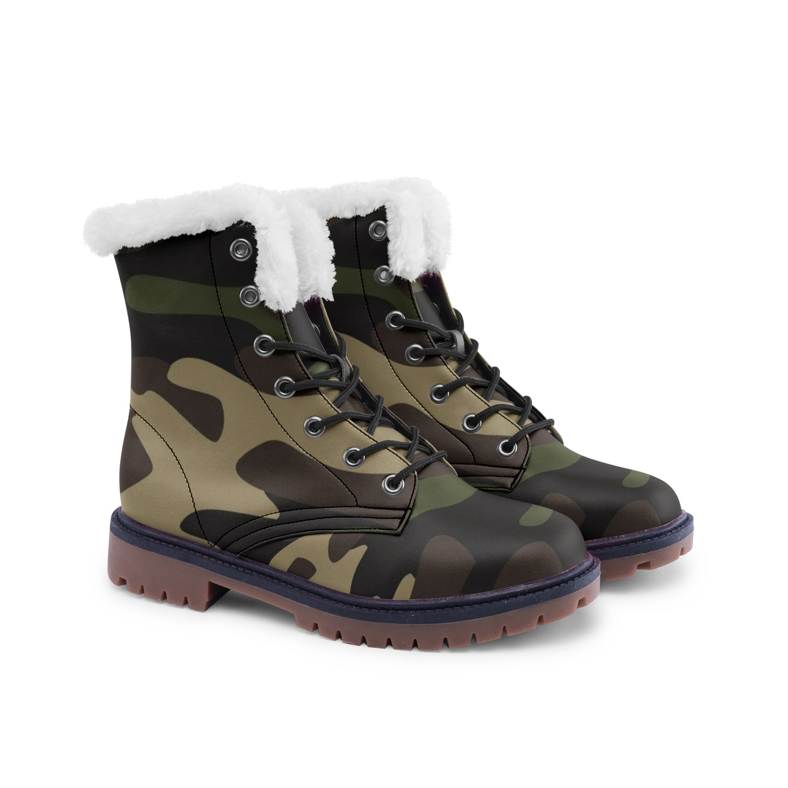 Snow Camo Boots | Classic Green Camouflage