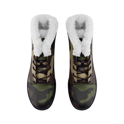 Snow Camo Boots | Classic Green Camouflage