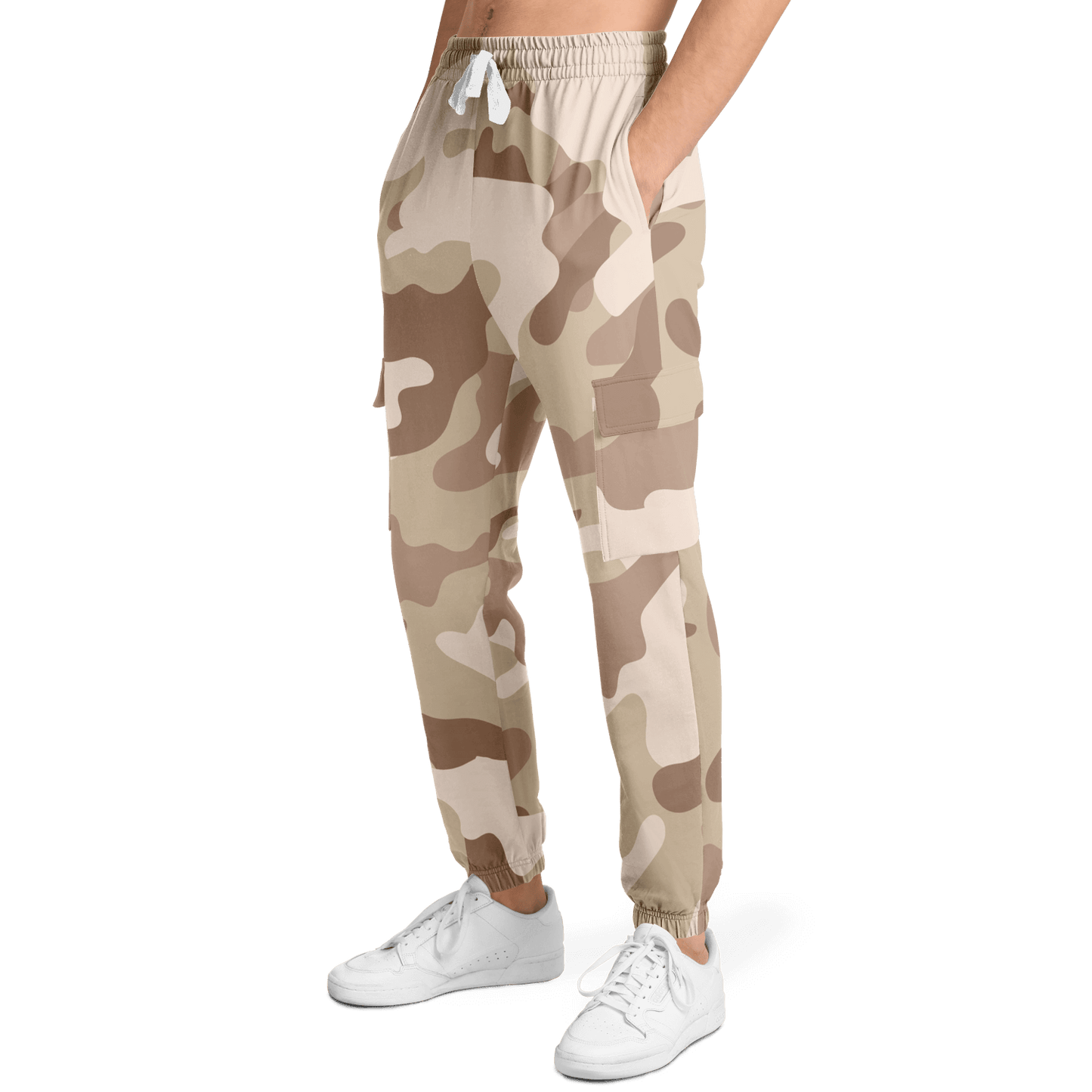 Camo Cargo Pants | Unisex | Brown Desert Camouflage