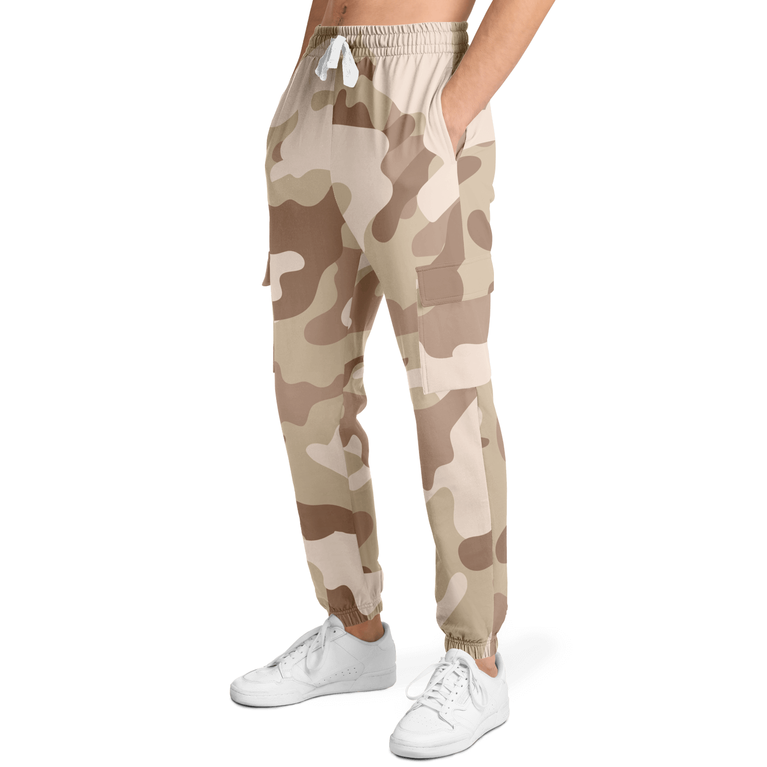 Camo Cargo Pants | Unisex | Brown Desert Camouflage