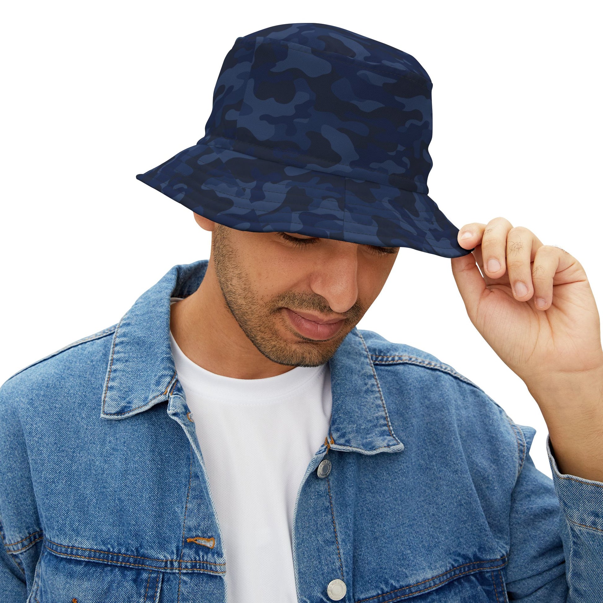 Camo Bucket Hat | Deep Blue Camouflage