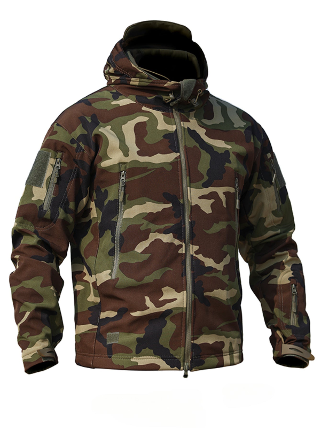 Camouflage Jacket for Men, Outdoor Coat for Hiking & Training