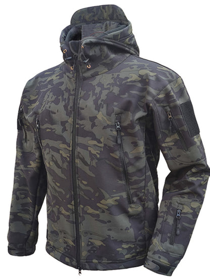 Camouflage Jacket for Men, Outdoor Coat for Hiking & Training