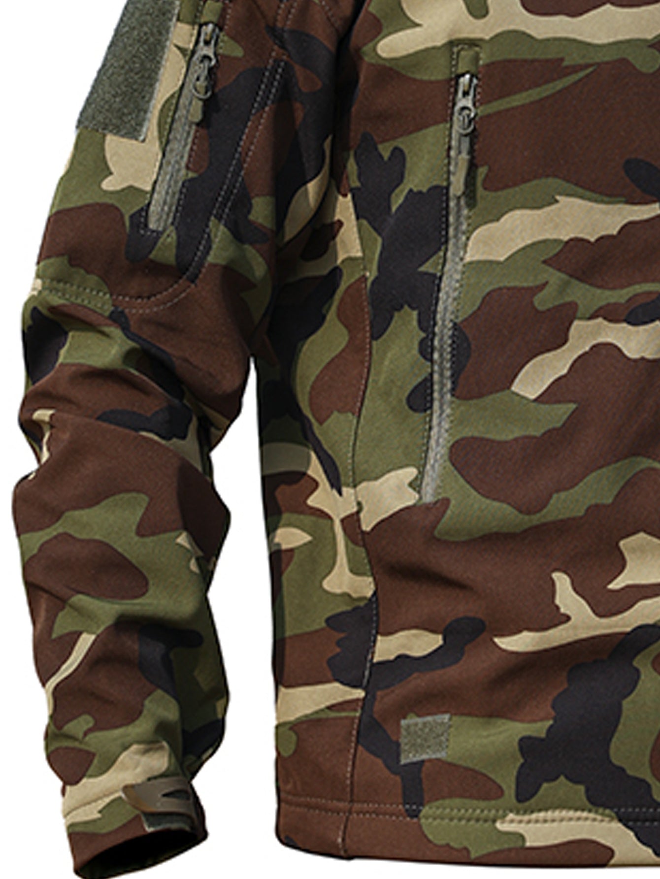 Camouflage Jacket for Men, Outdoor Coat for Hiking & Training