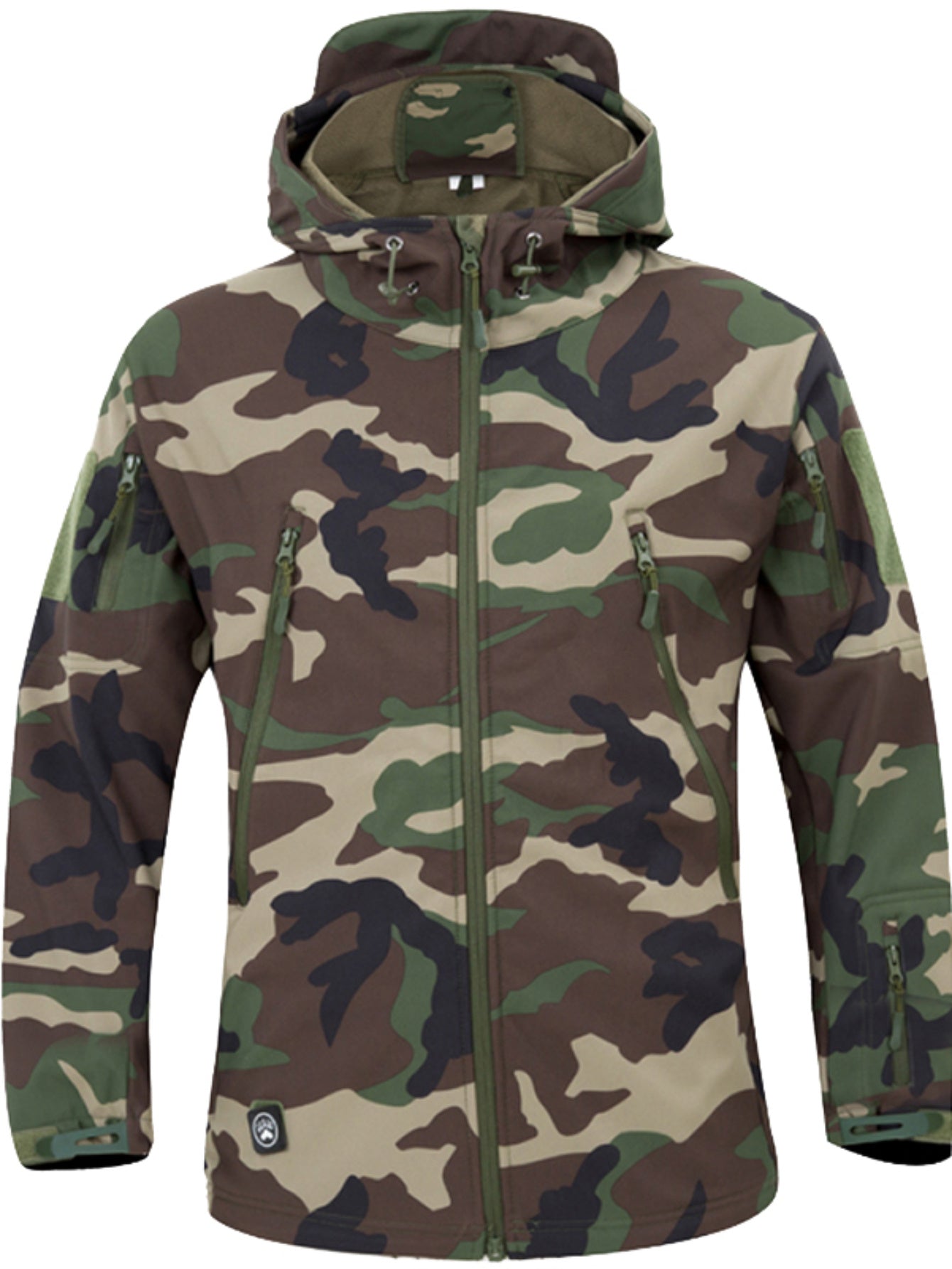 Camouflage Jacket for Men, Outdoor Coat for Hiking & Training