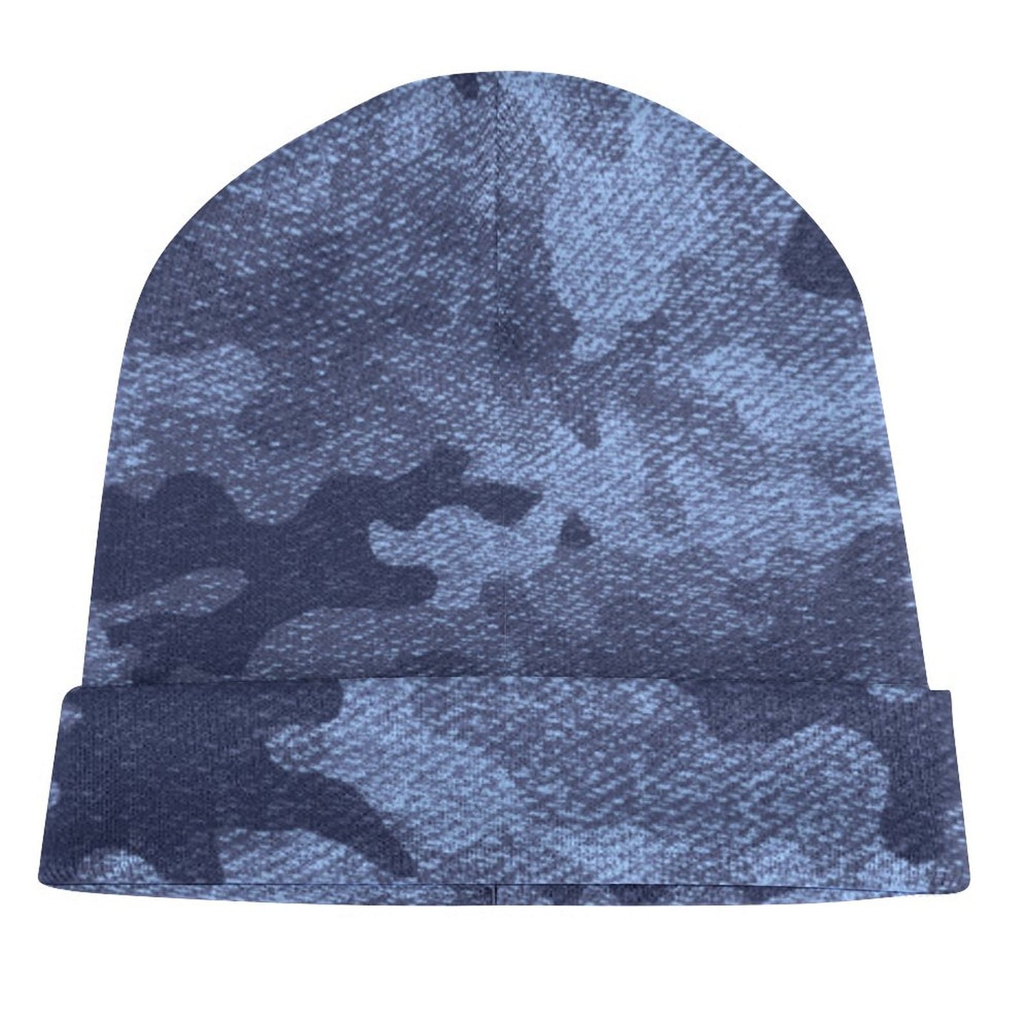 Camo Beanie | Denim Blue Camouflage