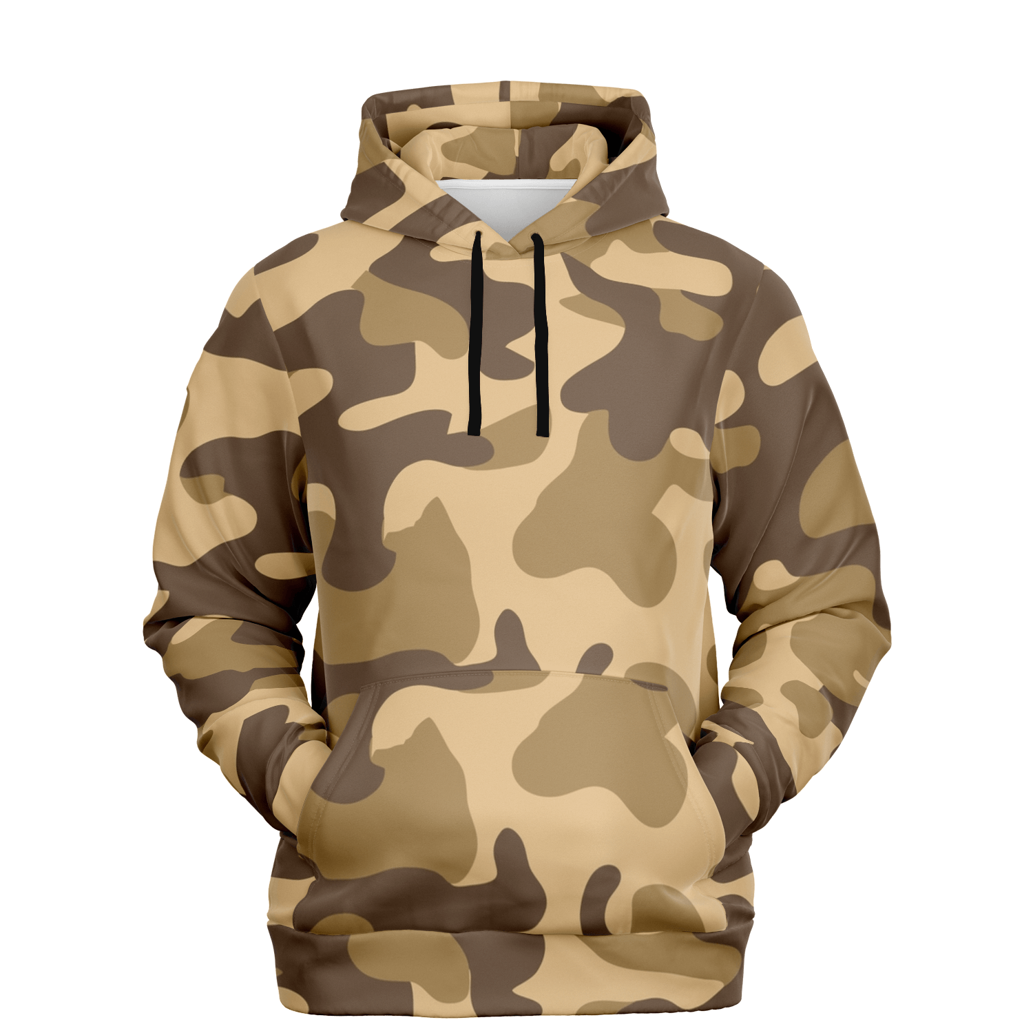 Camo Hoodie | Khaki Camouflage Pullover