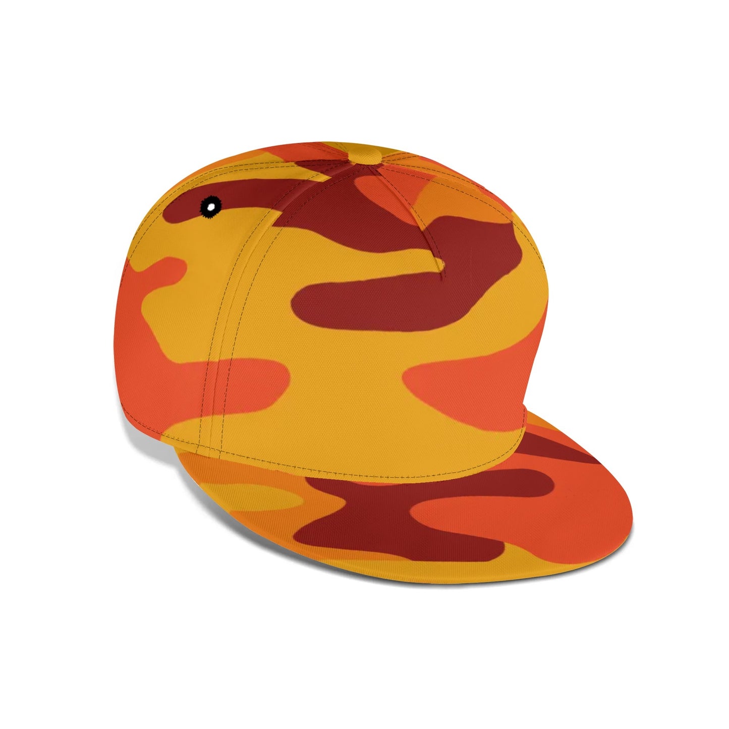 Camo Snapback | Orange & Red Camouflage