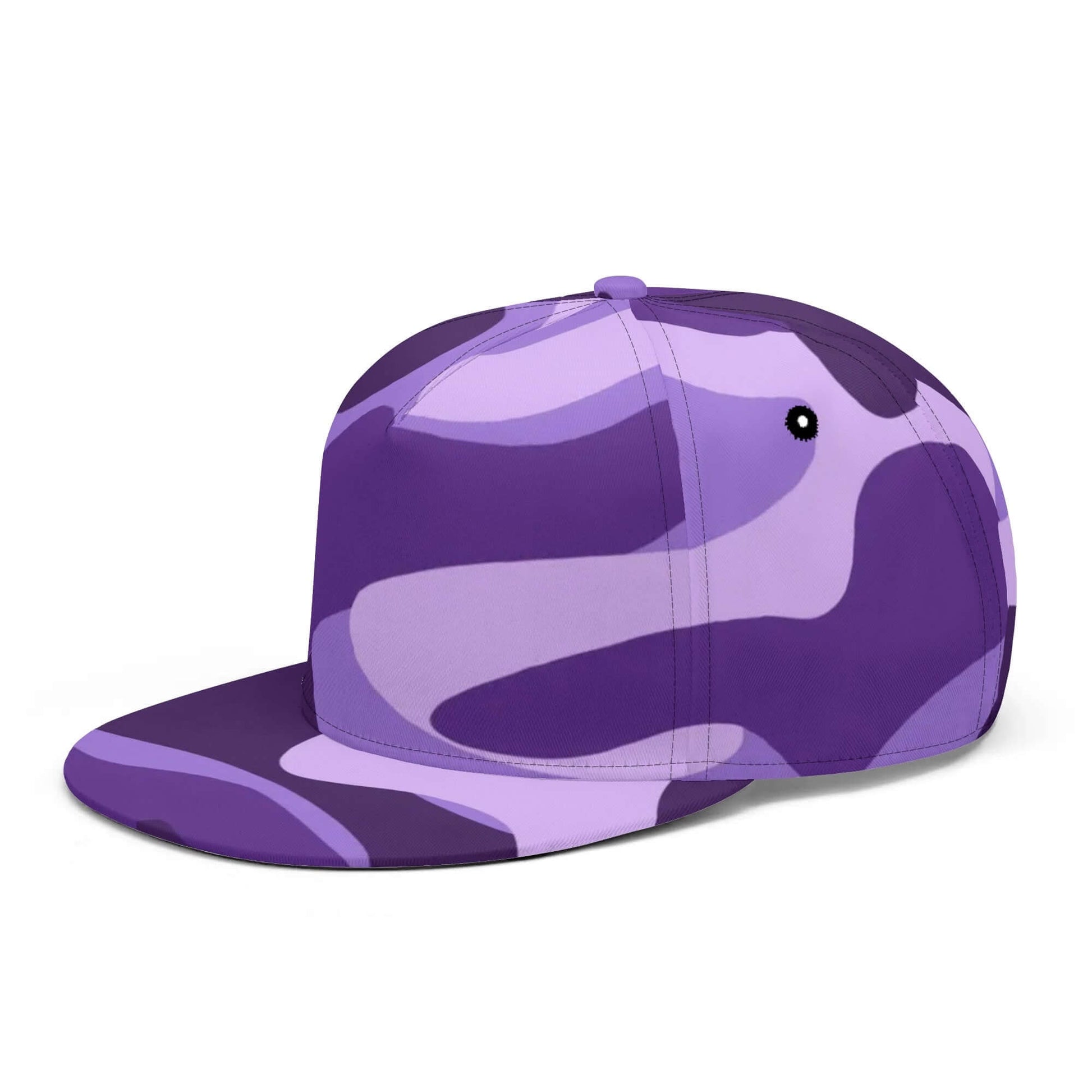 Camo Snapback | Purple, Blue & Mauve Camouflage