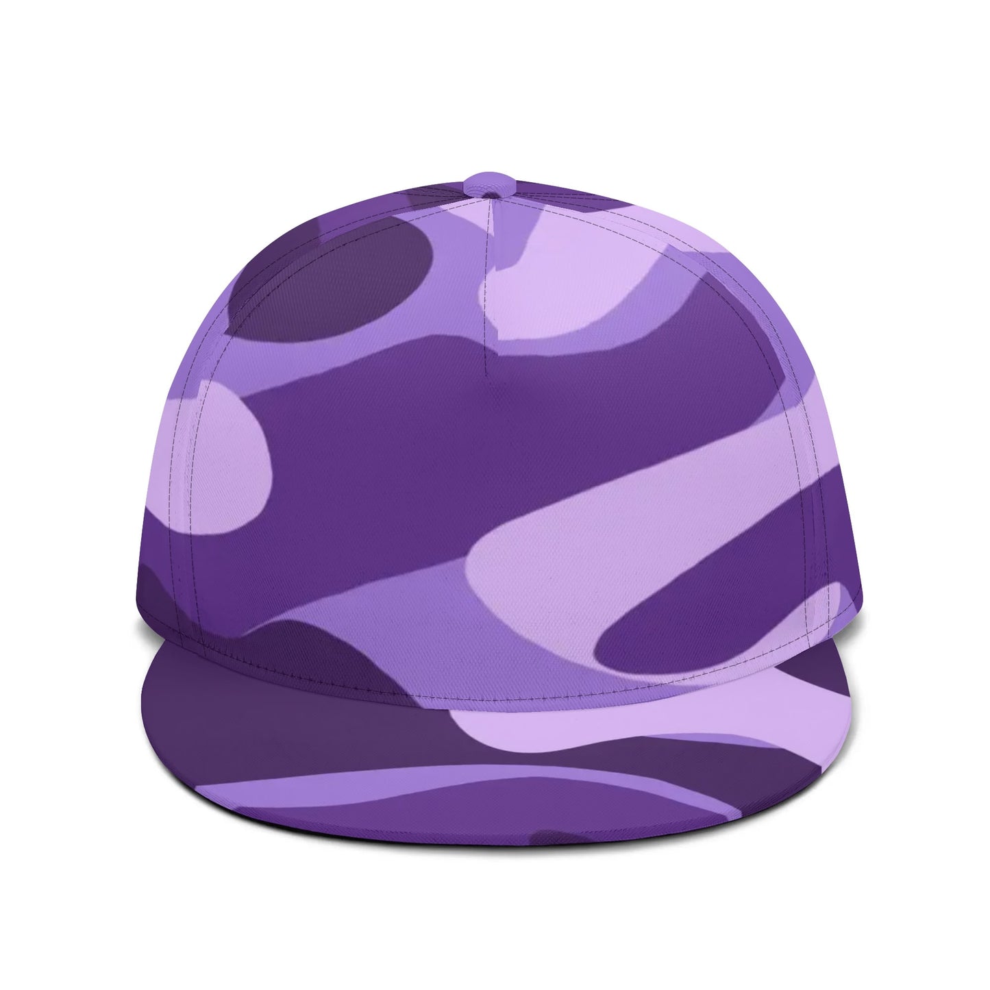 Camo Snapback | Purple, Blue & Mauve Camouflage