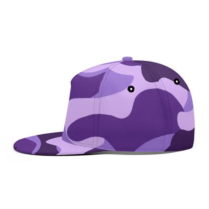 Camo Snapback | Purple, Blue & Mauve Camouflage