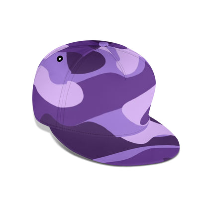 Camo Snapback | Purple, Blue & Mauve Camouflage