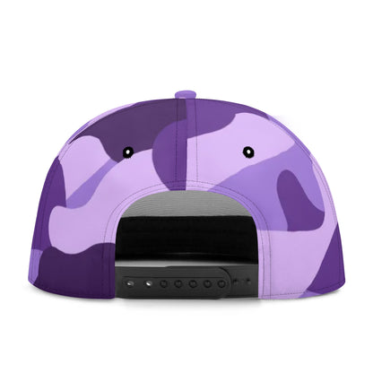 Camo Snapback | Purple, Blue & Mauve Camouflage