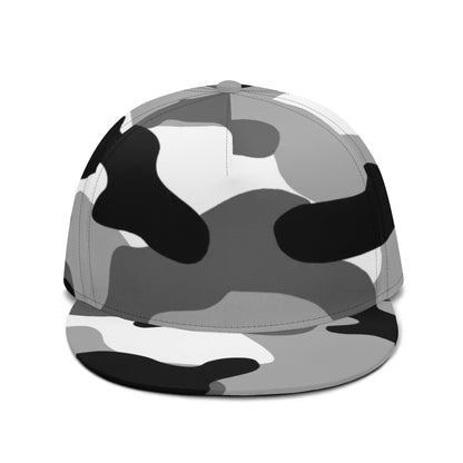 Camo Snapback | Black, White & Gray Camouflage