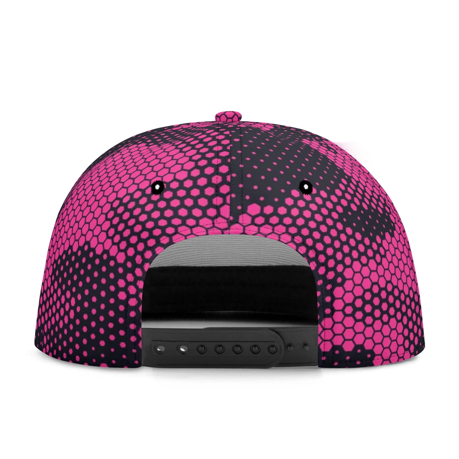 Camo Snapback | Pink Digital Dotted Hexagonal