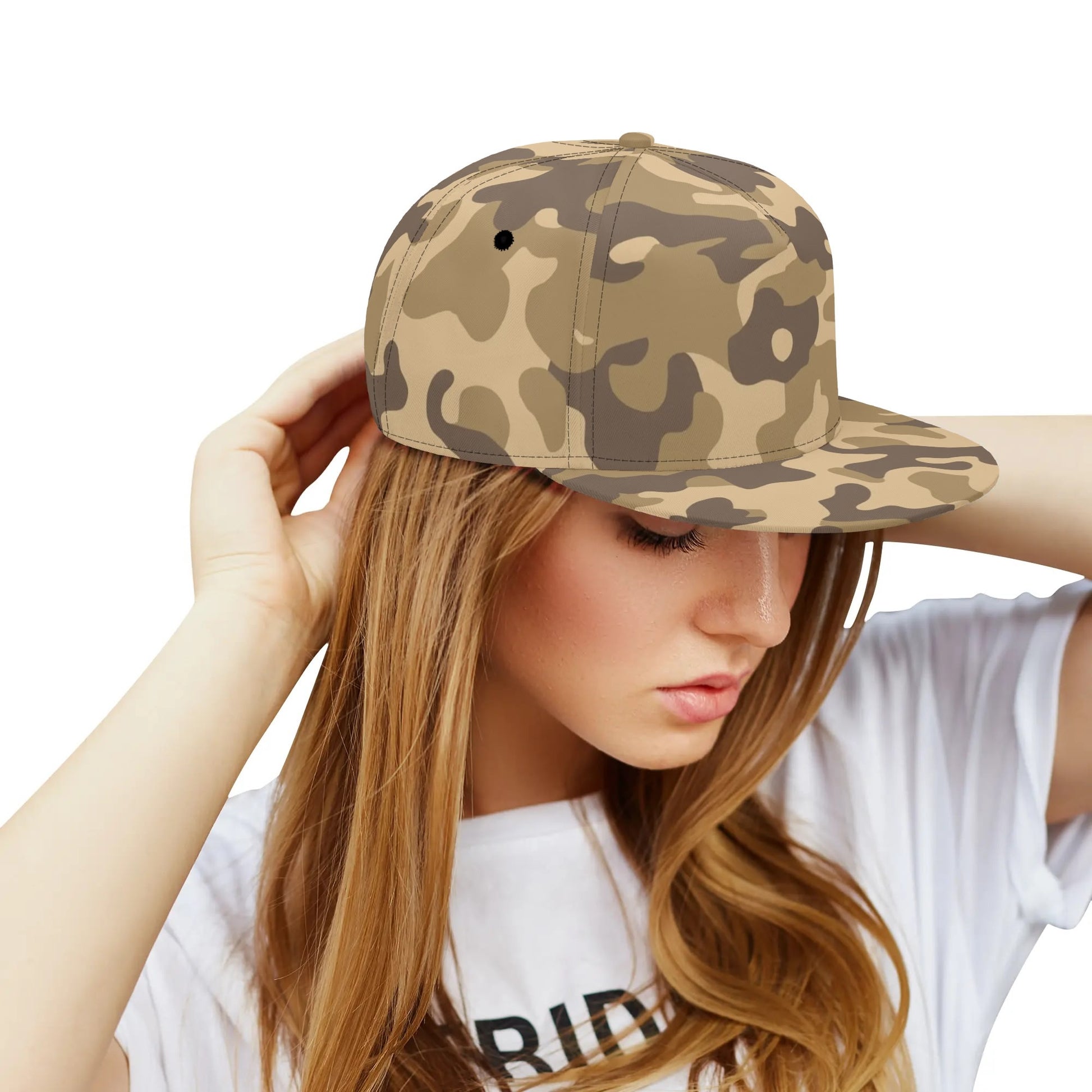 Camo Snapback | Khaki Camouflage