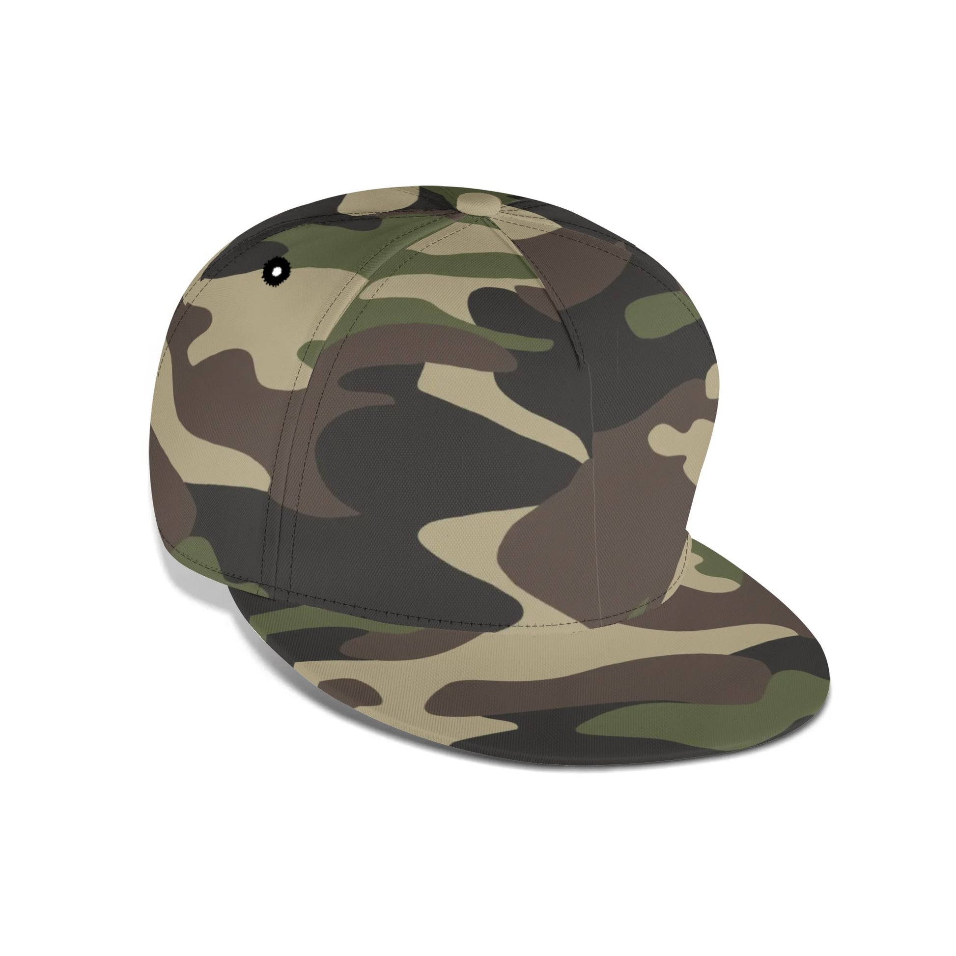 Camo Snapback | Classic Green Camouflage