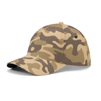 Camo Baseball Cap | Khaki Camouflage Hat