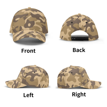 Camo Baseball Cap | Khaki Camouflage Hat