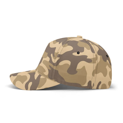 Camo Baseball Cap | Khaki Camouflage Hat