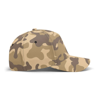 Camo Baseball Cap | Khaki Camouflage Hat