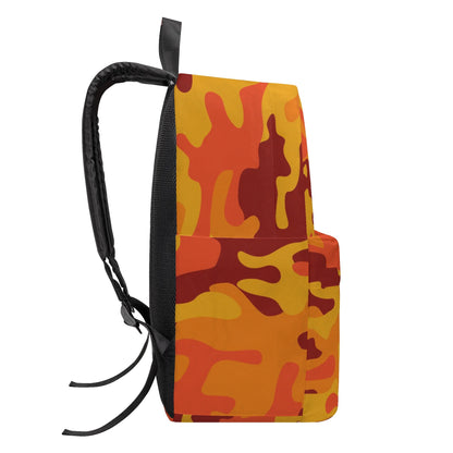 Camo Backpack | Orange & Red Camouflage