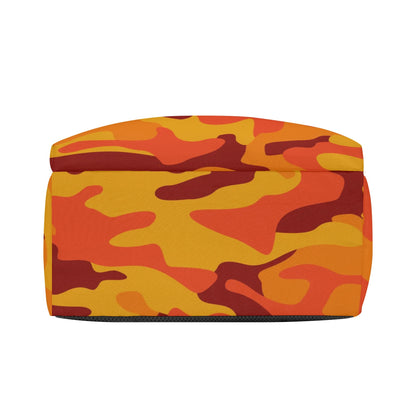 Camo Backpack | Orange & Red Camouflage