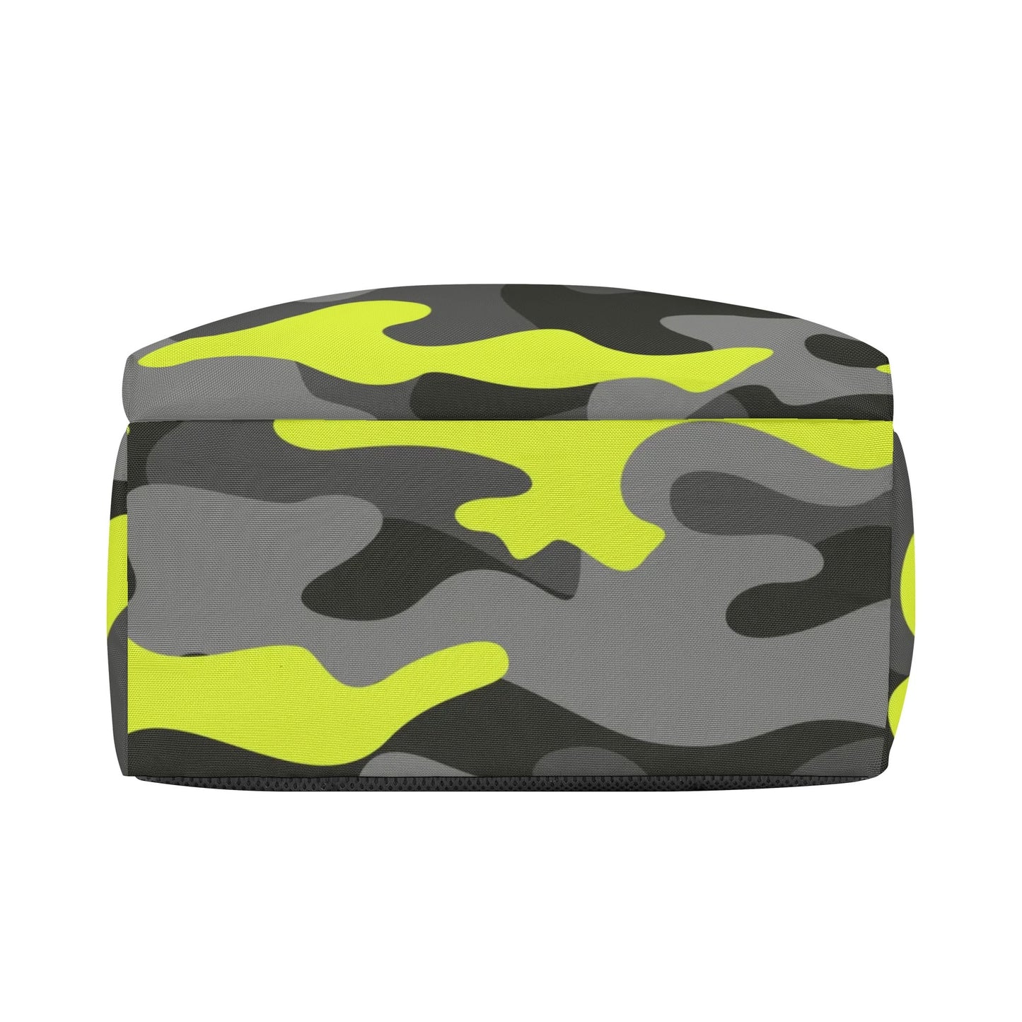 Camo Backpack | Black, Gray & Yellow Camouflage