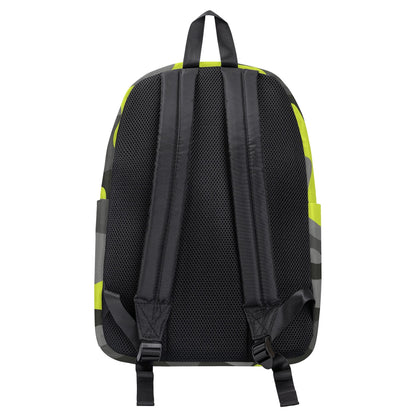 Camo Backpack | Black, Gray & Yellow Camouflage