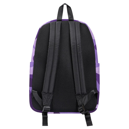 Camo Backpack | Purple, Blue & Mauve Camouflage