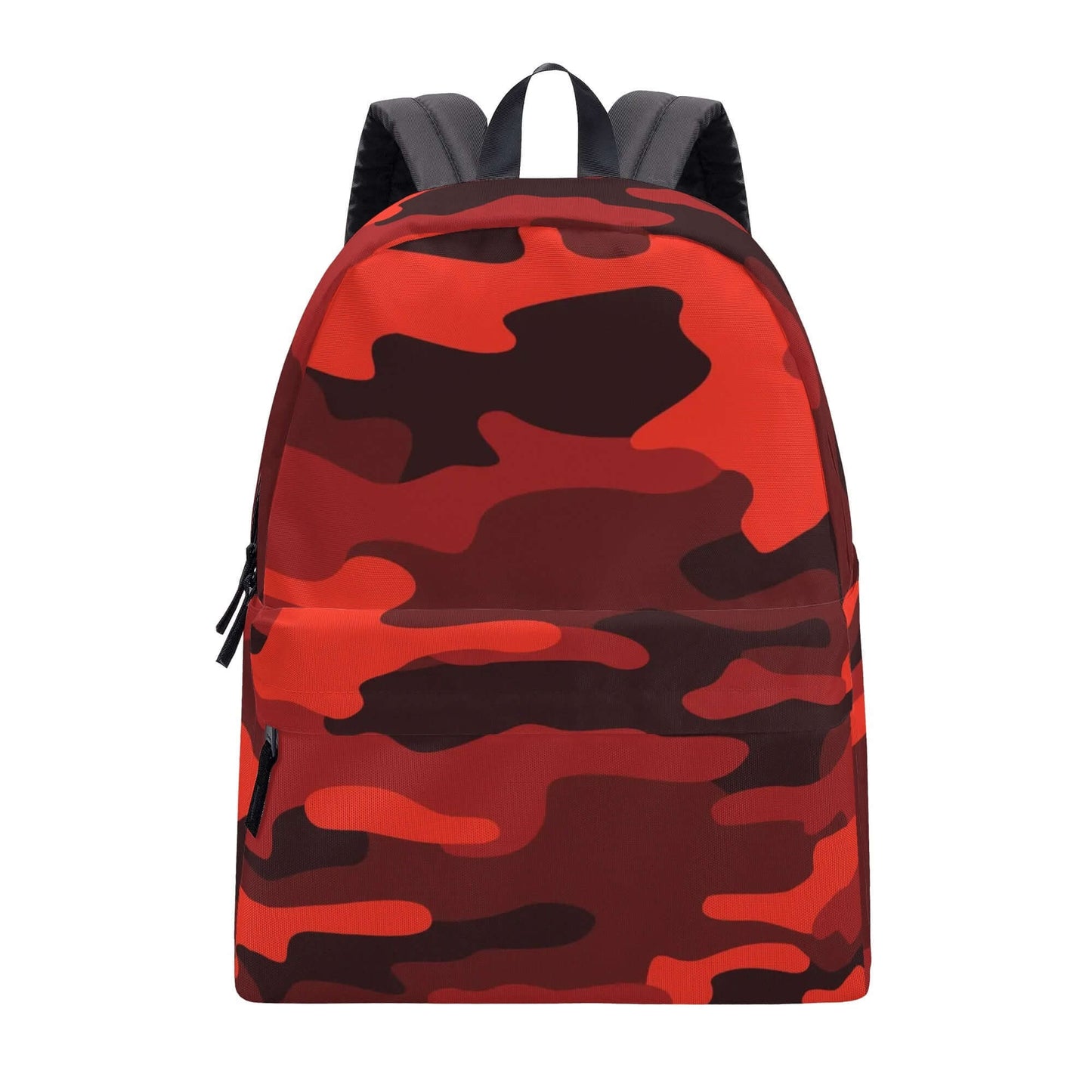 Camo Backpack | Scarlet Red & Black Camouflage