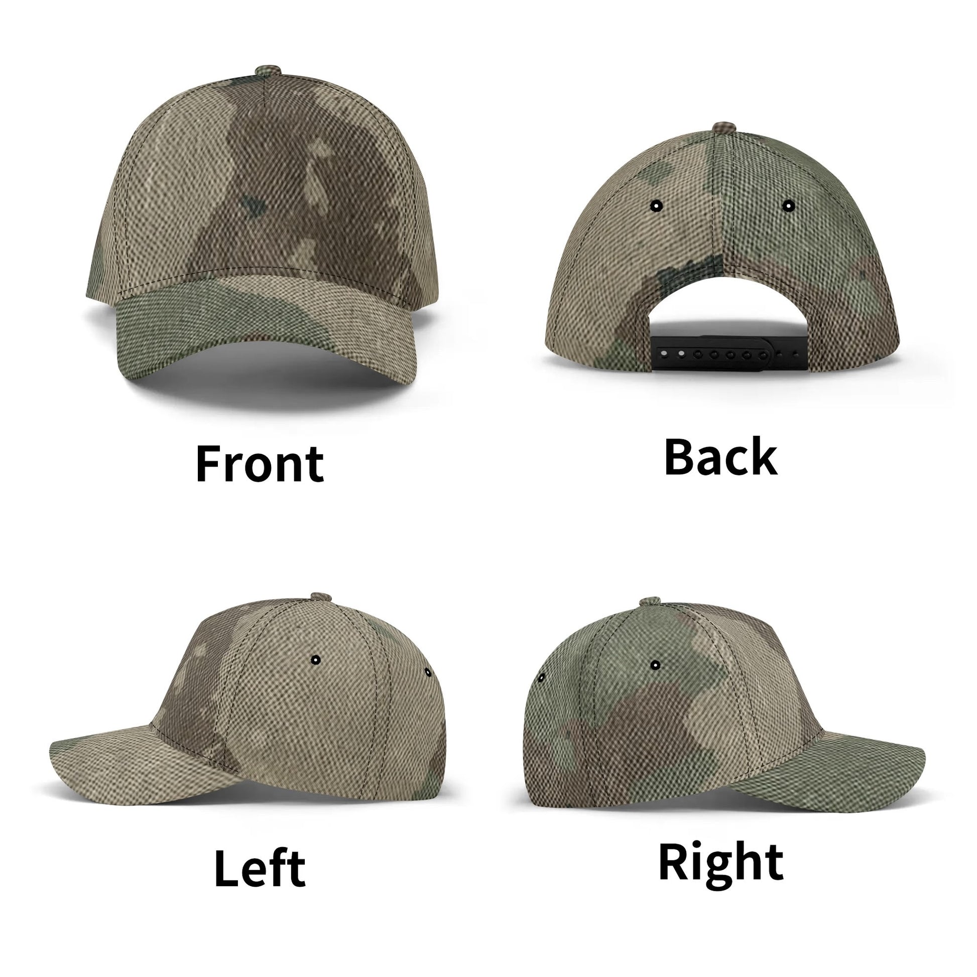 Camo Baseball Cap | Dirty Old Brown Camouflage