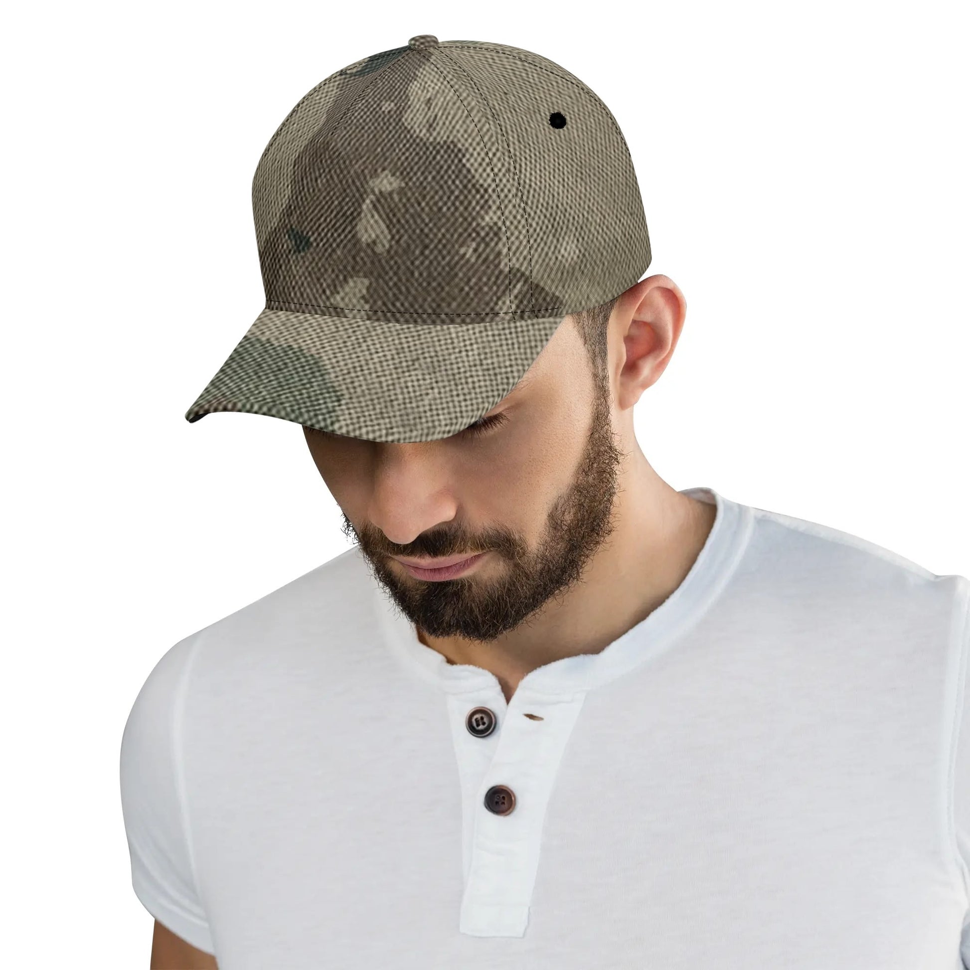 Camo Baseball Cap | Dirty Old Brown Camouflage