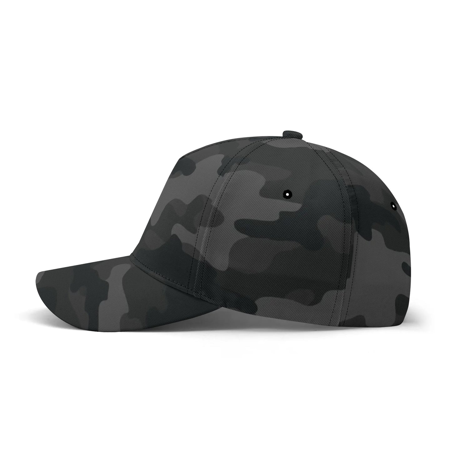 Camo Baseball Cap | Black Camouflage