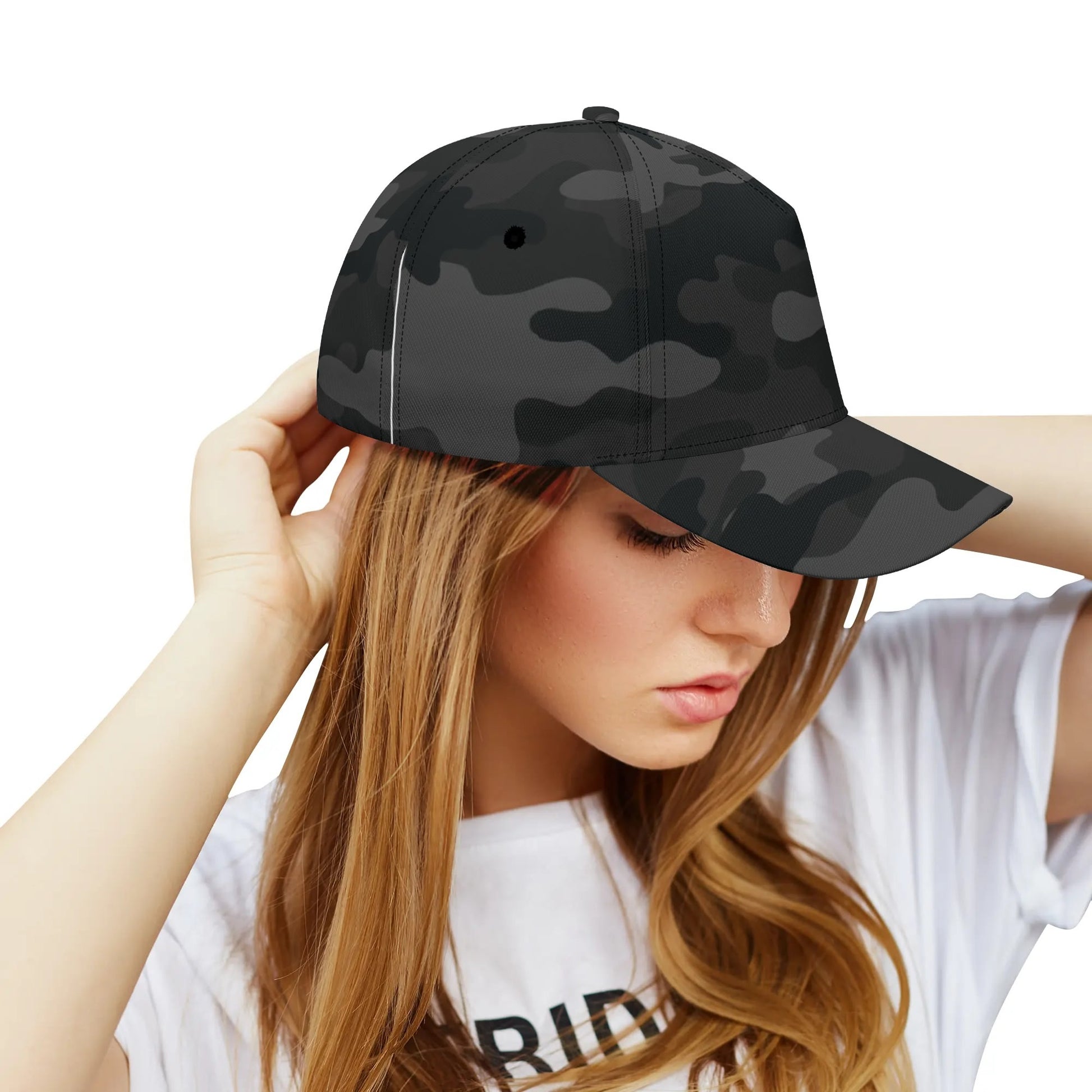 Camo Baseball Cap | Black Camouflage